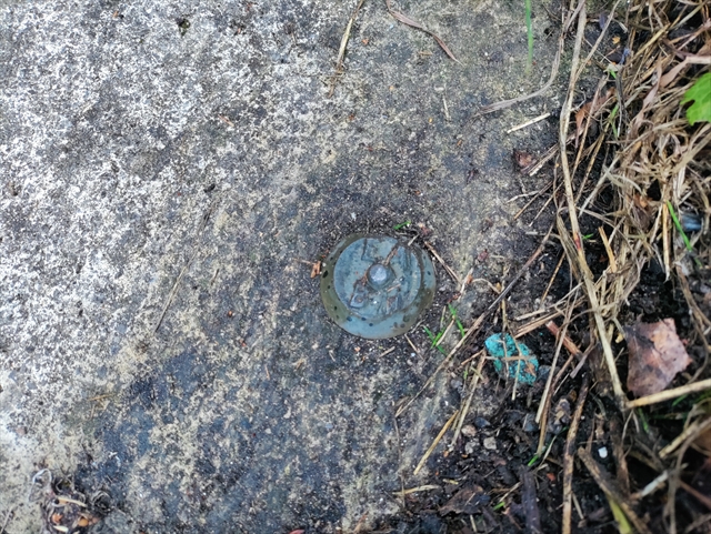Environment Agency on Concrete base of utility building
